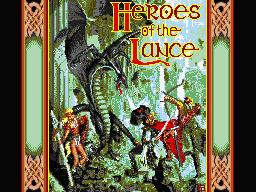 Heroes of The Lance screenshot 3 for MSX2